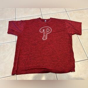 MLB Genuine Merchandise Philadelphia Phillies Short Sleeve Top Size 4XL